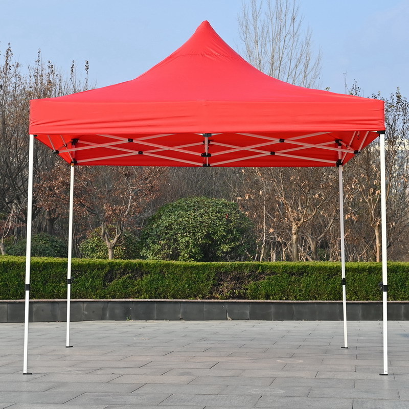 China Qihong 3x3m 10ftx10ft outdoor gazebo pop up canopy trade show tent blue white green black top fabric