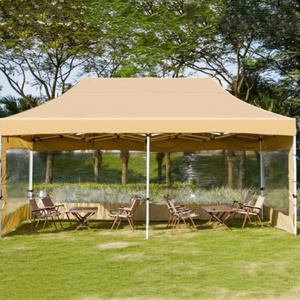 Khaki Blue Red 3x6m pop up Folding bbq grill garden tenda 3x3 10x20 canopy tent gazebo automatico 6x3 with sidewalls