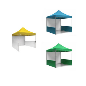 Exhibition Events Tent 10X10 Pop Up Canopy Tent Commercial Portable Awning Tent Replacement With Side Wall