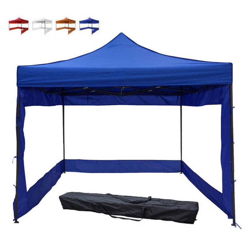 Toldo Carpa De Pared Impermeable Plegable 3x3m Azul Kingsman