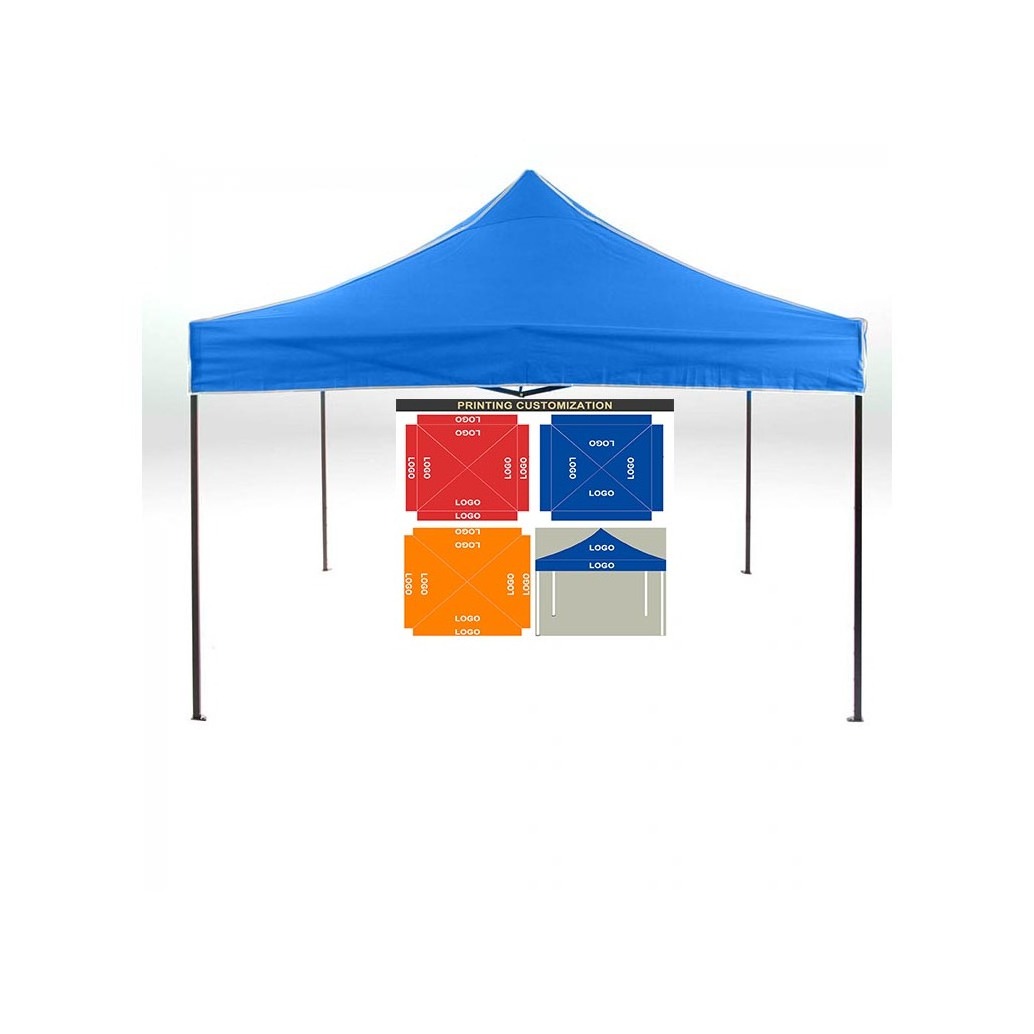 Exhibition Events Tent 10X10 Pop Up Canopy Tent Commercial Portable Awning Tent Replacement With Side Wall