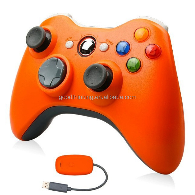 wholesale joystick gaming pad mando OEM LOGO wireless game controller manette for xbox 360