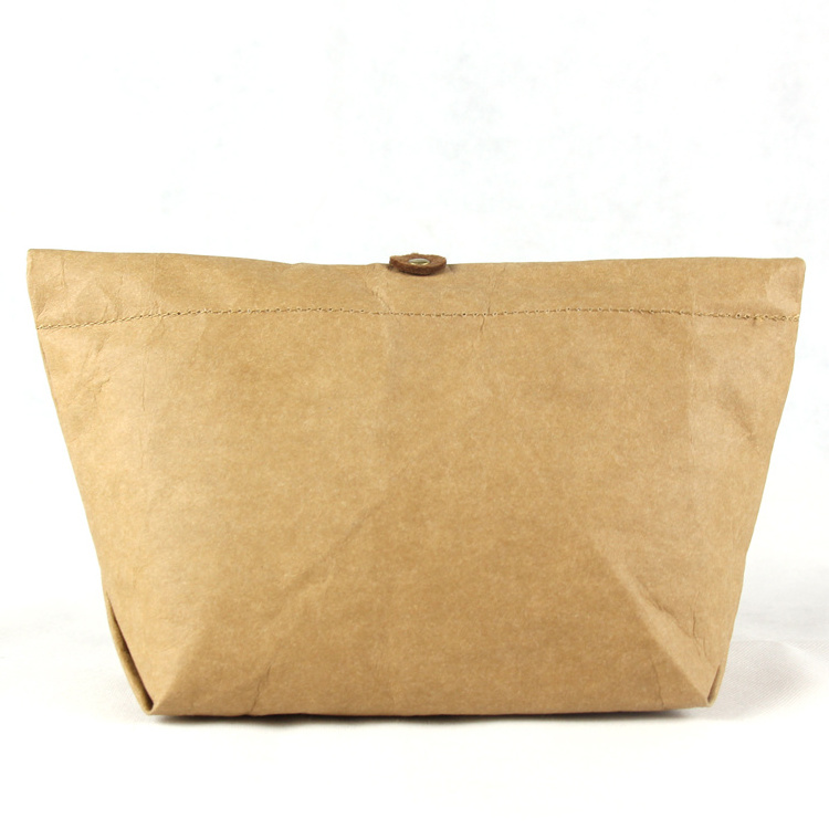 Custom Foil Lined Biodegradable Waterproof Washable Insulated Tyvek Kraft Paper Dupont Thermal Lunch Cooler Bag