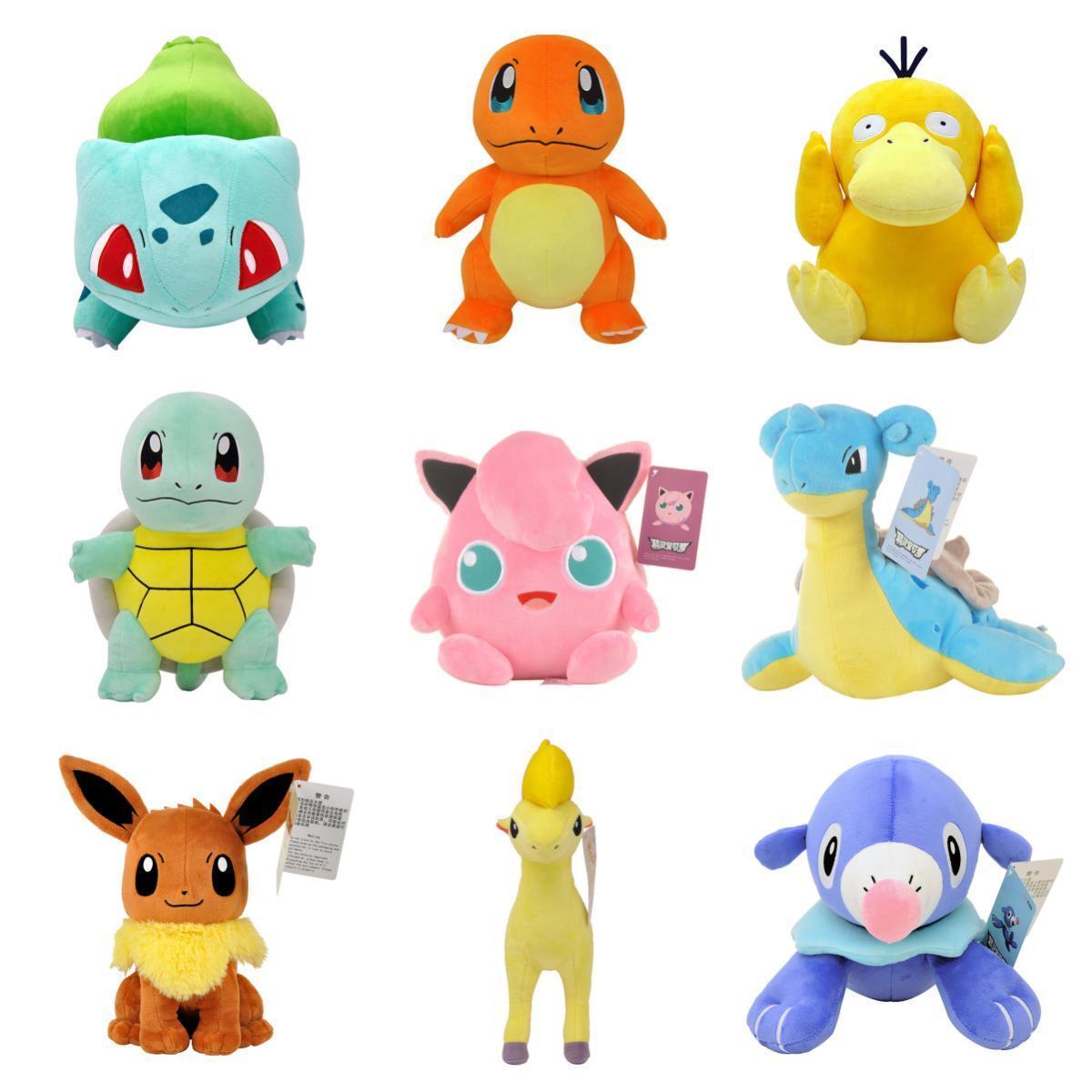 Official Pokemoned Genga Charizard Pikachu Stuffed Toy Best Selling Anime Cartoon Plush Toys Kids