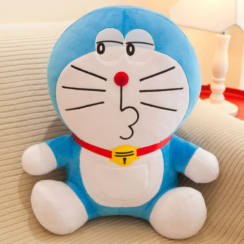 Good Quality Famous Japanese Cartoon Doll Cute Anime Cat Doraemon Plush Toys for Child