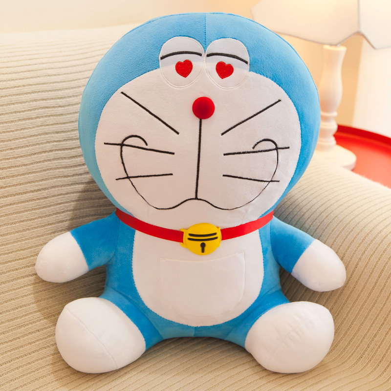 Good Quality Famous Japanese Cartoon Doll Cute Anime Cat Doraemon Plush Toys for Child