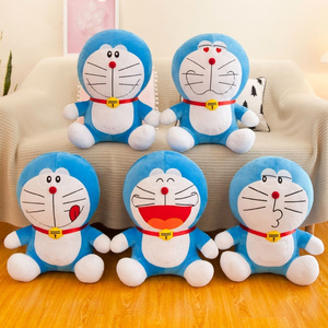 Good Quality Famous Japanese Cartoon Doll Cute Anime Cat Doraemon Plush Toys for Child