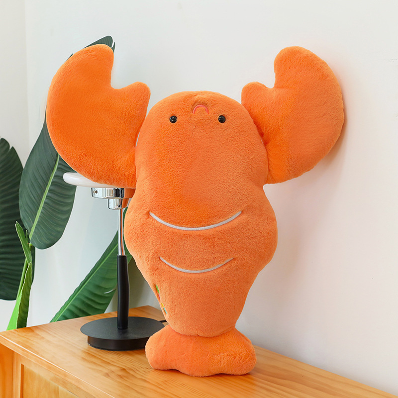 Simulation Blue Green Orange Big Fat Plushies Ocean Sea Animal Stuffed Toys Plush Lobster Pillows