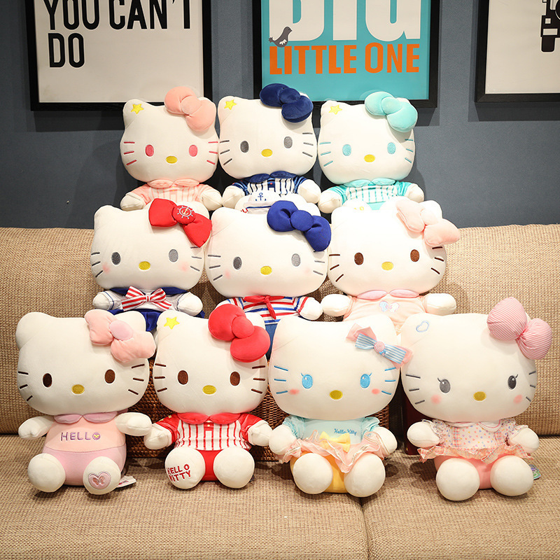 High Quality Official Famous Cartoon Kitty Dolls Best Selling Anime Figure Cartoon Character Plush Toys Gifts Girls