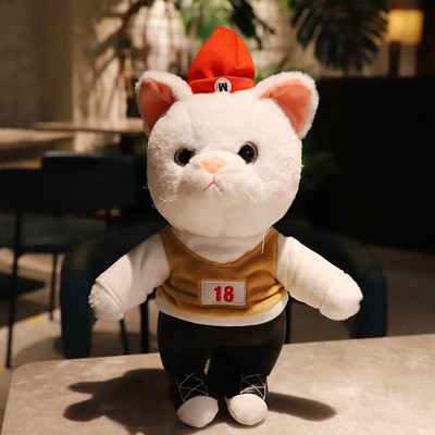 Cool Plushies Panda Cat Rabbit Teddy Bear Soft Toy Fashion Decorations Gifts Cute Plush Animal Stuffed Toys for Kids Adults