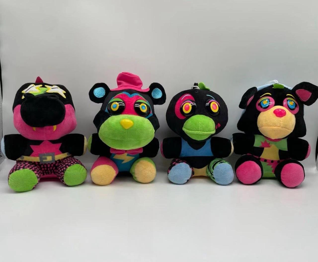 15PCS/PACK 25CM Five Nights Freddy FNAF Dolls Stuffed FANF Sundrop Plush Toy Sofa Cushion Pillow Claw machine Toys