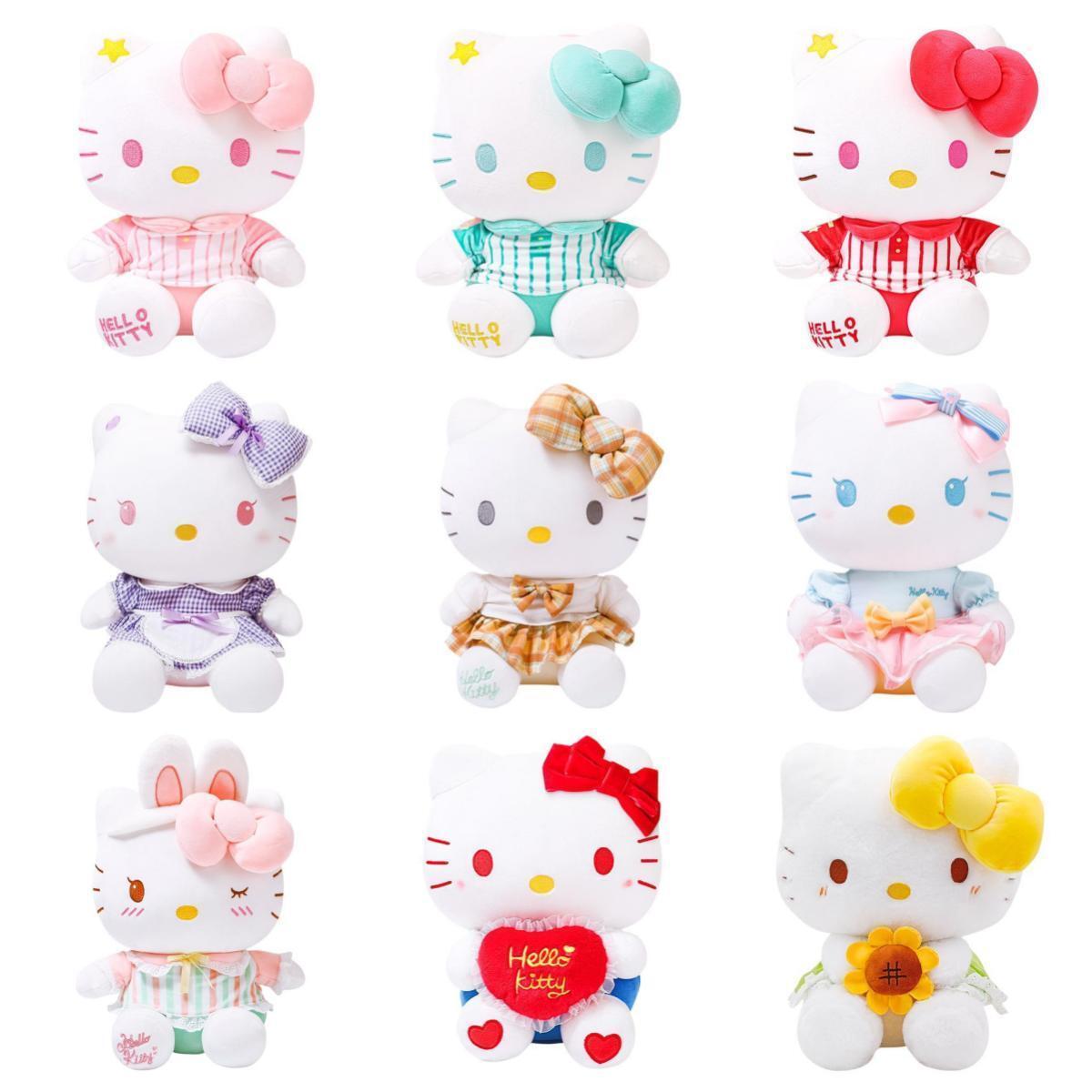 High Quality Official Famous Cartoon Kitty Dolls Best Selling Anime Figure Cartoon Character Plush Toys Gifts Girls