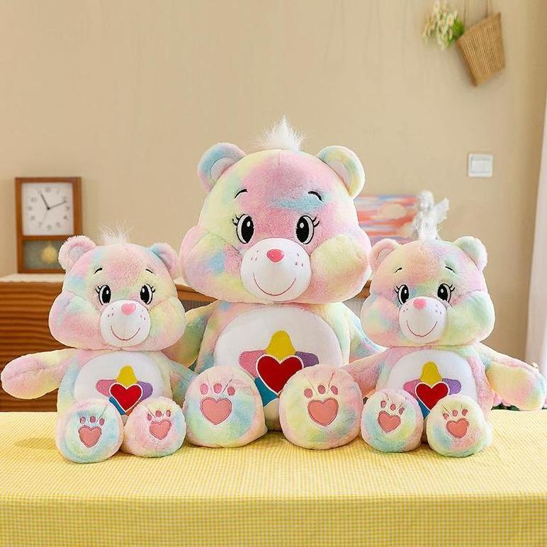 Cute Soft Care Bear Stuffed Animals Accompany Dolls Children Gifts Best Selling Cartoon Plush Toys for Kids