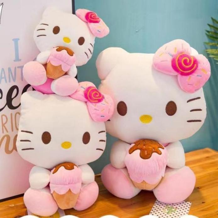 Famous Cartoon Kitty Dolls Best Selling Anime Figure Cartoon Character Plush Toys Kids Girls Gifts