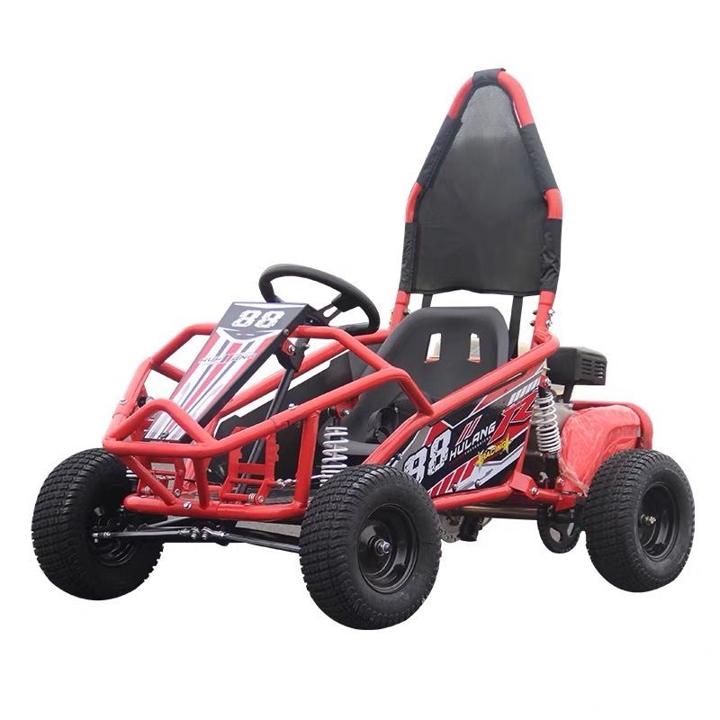 Cheap Sale Mini kids Go Kart 500W48V Brushless Motor Electric Go Kart for Yellow Dirt Road