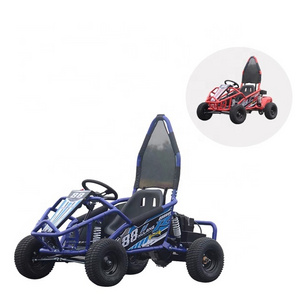 Cheap Sale Mini kids Go Kart 500W48V Brushless Motor Electric Go Kart for Yellow Dirt Road