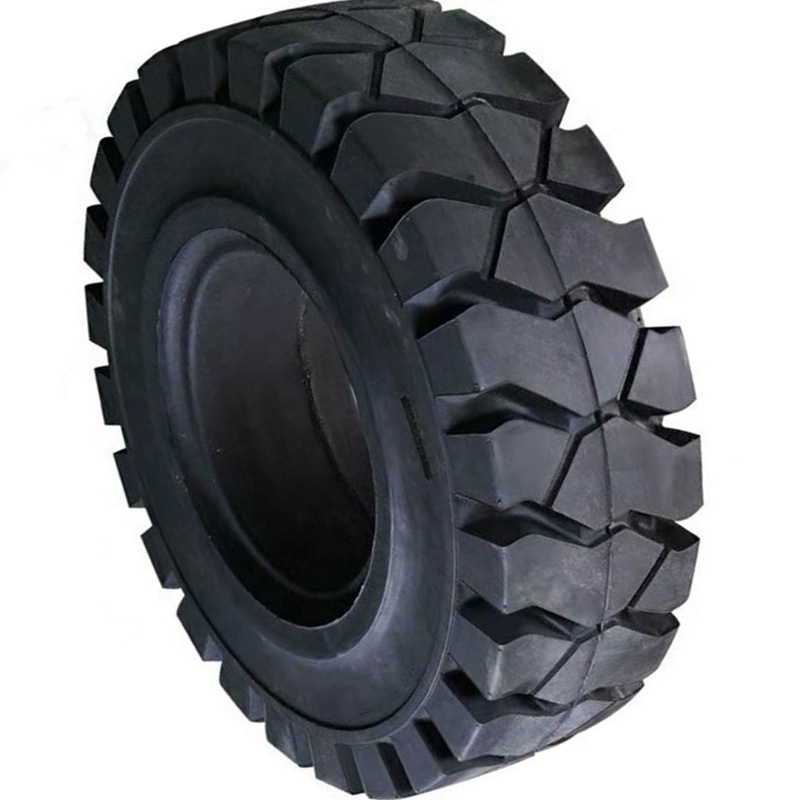 good quality cheap 3.50-5 4.00-8 electric forklift solid Tire sale