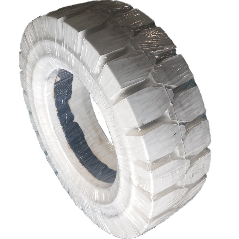 best quality 28X9-15 6.00-9 solid rubber non marking white tires sale