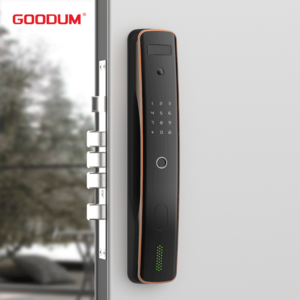 Goodum electronic digital tuya smart lock fingerprint face recognition homekit with  mobile app wifi and camera card