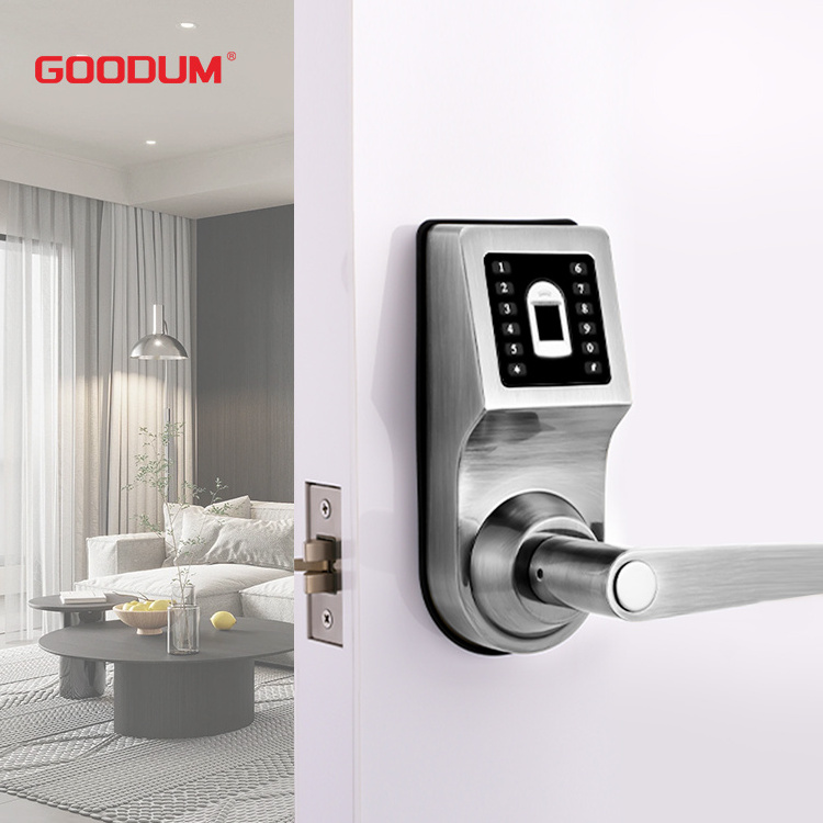 Keyless Goodum Digital Bathroom Door Lock Smart Electric Deadbolt Gate Front Door Lock Automatic Anti-Theft Keypad Padlock