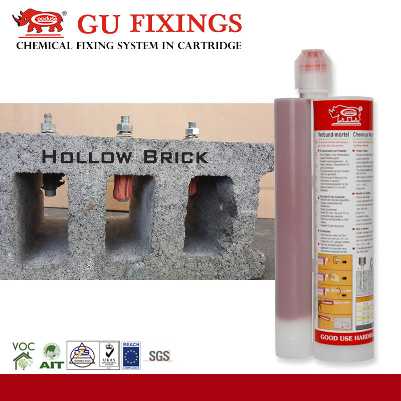 Building fastener injection epoxy anchor adhesive