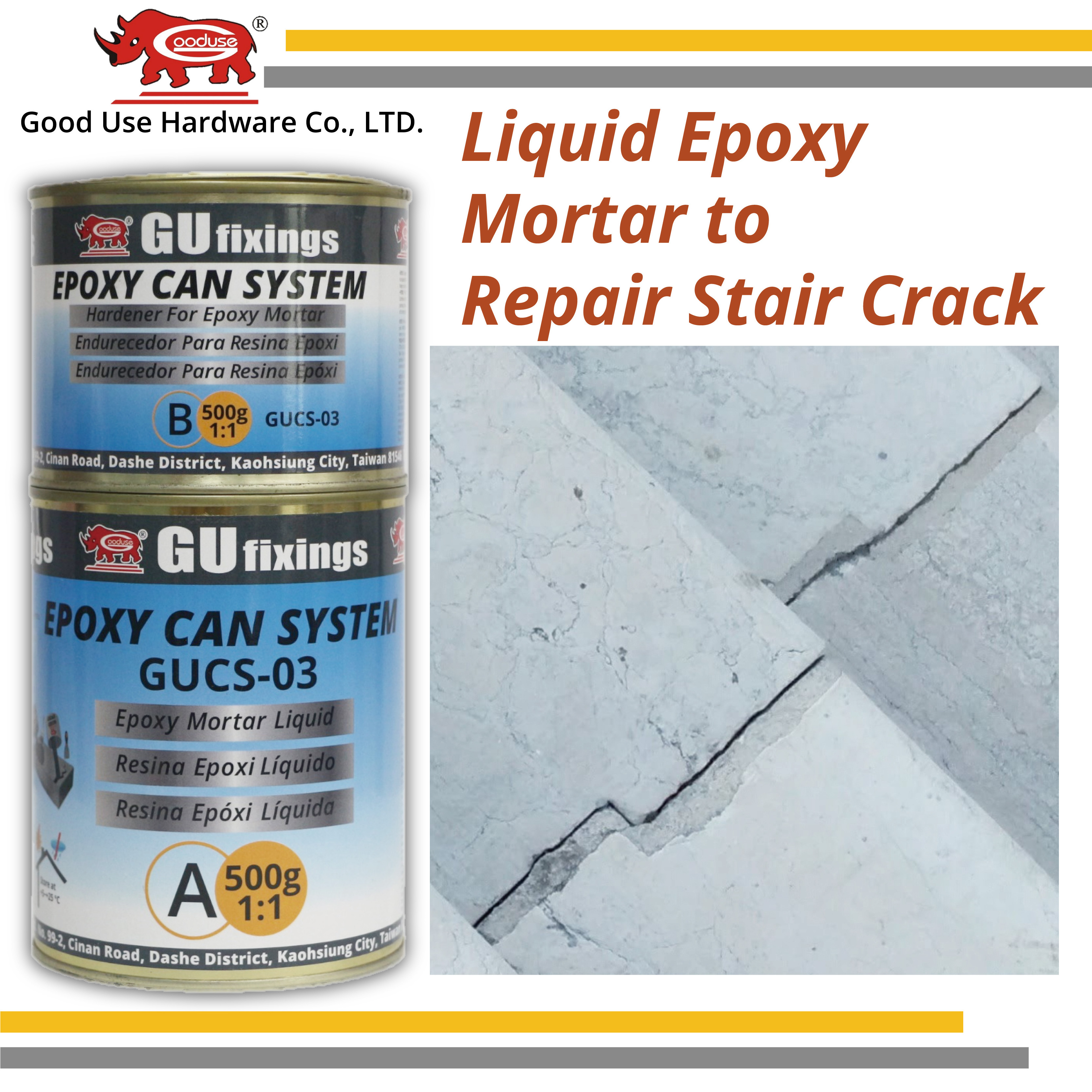 Epoxy Resin AB glue to stick wood stone adhesive system