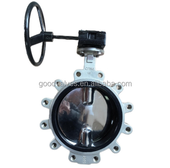 Stainless steel American standard butterfly valve Food grade pipeline Stainless steel butterfly valve for drinking water NSF61