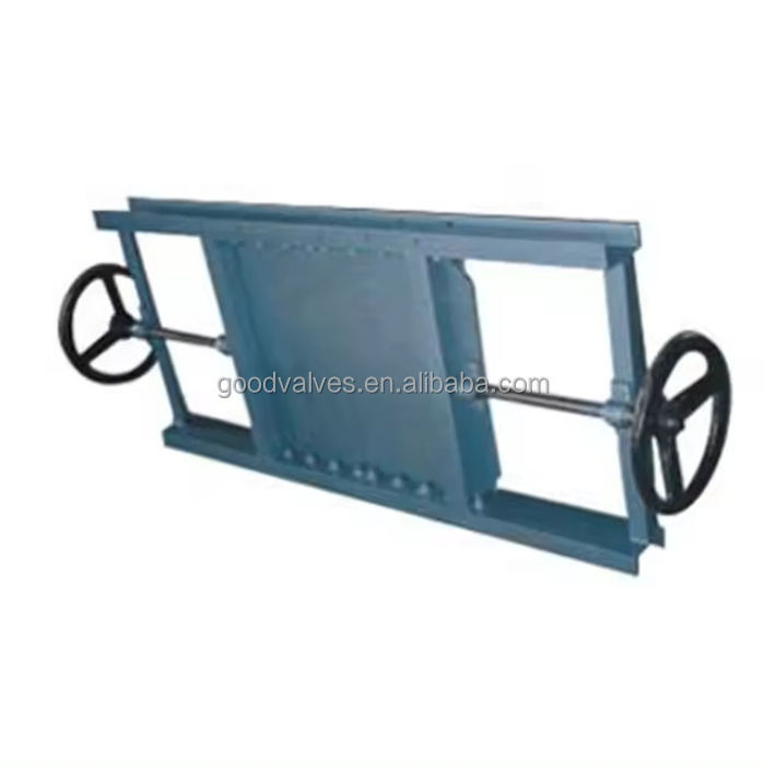 Sluice Gate Valve Fluid Wall Type Penstock Valve Silo Sliding Knife Manual Slide Gate Valve