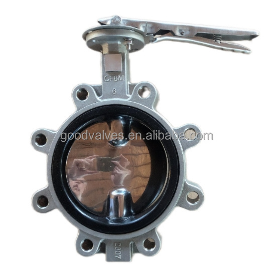 Stainless steel American standard butterfly valve Food grade pipeline Stainless steel butterfly valve for drinking water NSF61