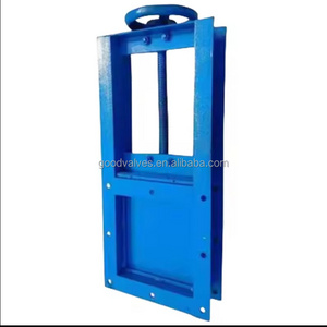 Sluice Gate Valve Fluid Wall Type Penstock Valve Silo Sliding Knife Manual Slide Gate Valve