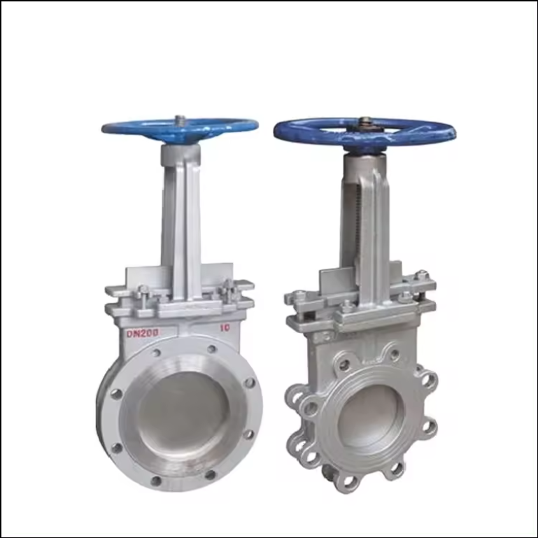 4 inch Industry Knife Gate Valve Stainless Steel Wheel Handle Knife Gate Valve ANSI Slurry Knife Gate Valve