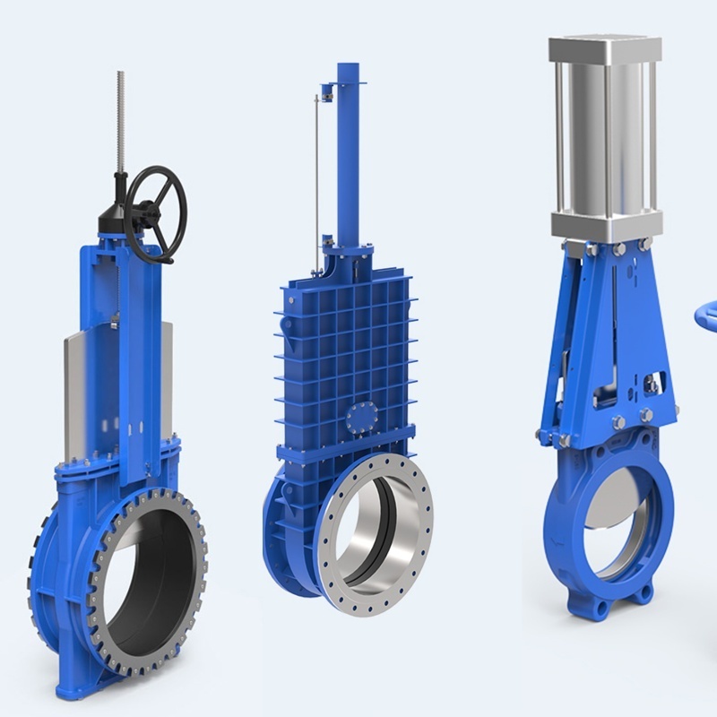 4 inch Industry Knife Gate Valve Stainless Steel Wheel Handle Knife Gate Valve ANSI Slurry Knife Gate Valve