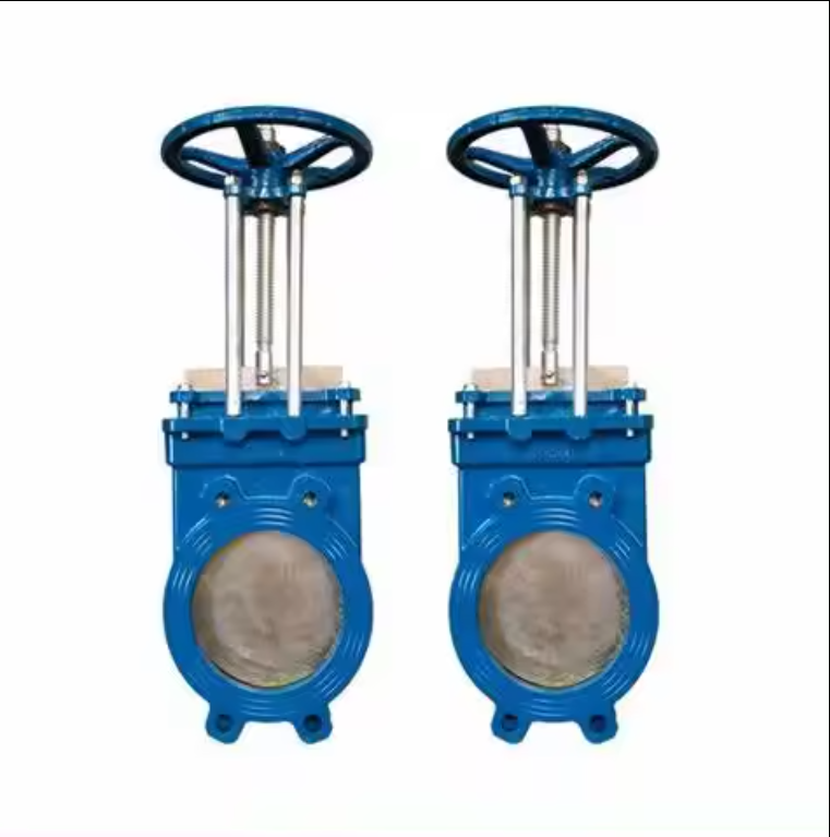 4 inch Industry Knife Gate Valve Stainless Steel Wheel Handle Knife Gate Valve ANSI Slurry Knife Gate Valve