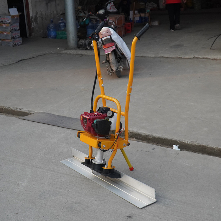 Vibrating Concrete Screed Laser Control Surface Finishing Aluminum Vibratory Floor Leveling Gasoline Concrete Vibrating Screeds