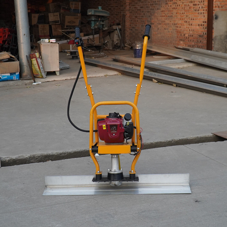 Vibrating Concrete Screed Laser Control Surface Finishing Aluminum Vibratory Floor Leveling Gasoline Concrete Vibrating Screeds