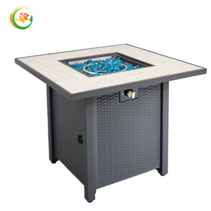 Stainless Steel Heater Fire Pit Table Outdoor Multifunctional Patio Backyard Garden Fireplace Heater/BBQ Table Brazier Furnace