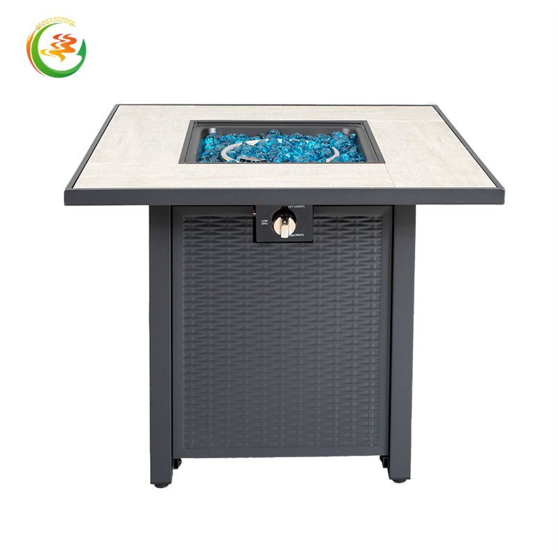 Stainless Steel Heater Fire Pit Table Outdoor Multifunctional Patio Backyard Garden Fireplace Heater/BBQ Table Brazier Furnace