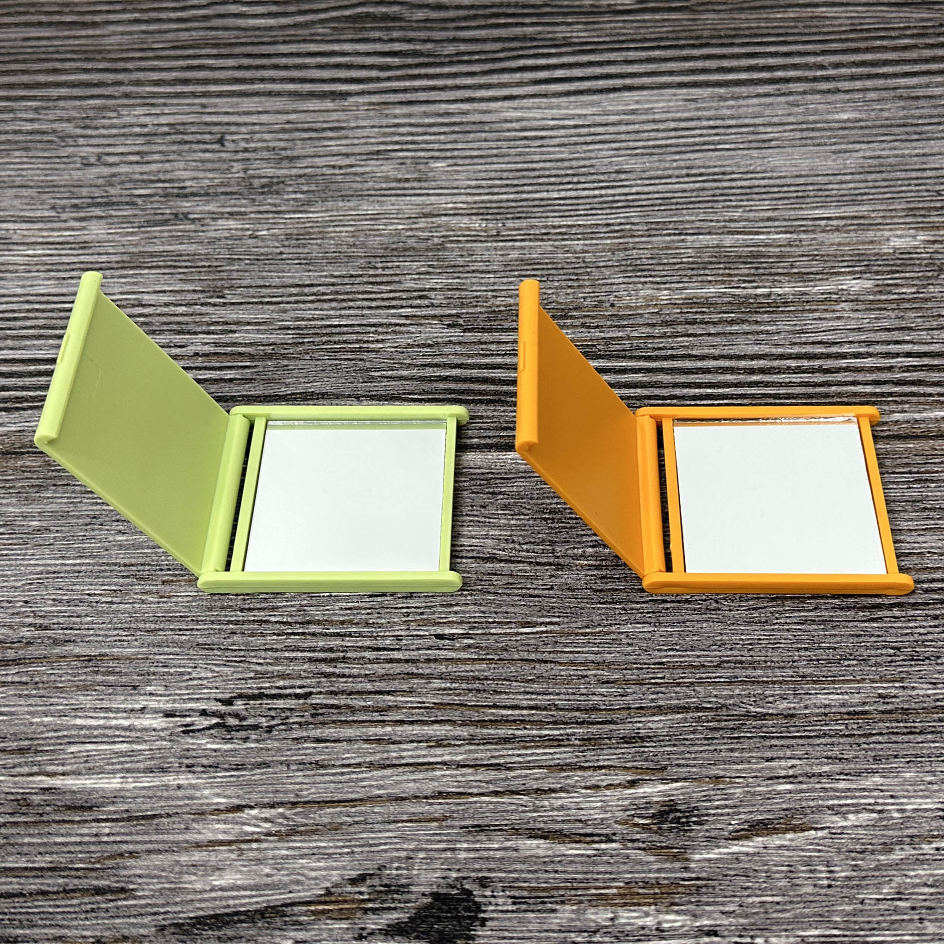 Square Mini Compact Mirror, Small Single Side Mirror with Customization, Personalized Hand Mirror