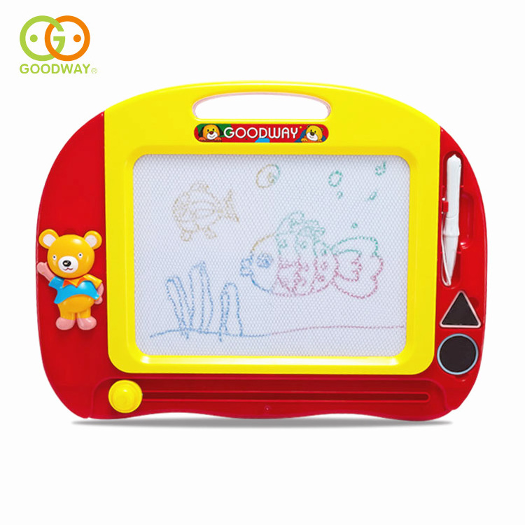 Funny educational baby magnetic painting toys colorful kids erasable writing board drawing board