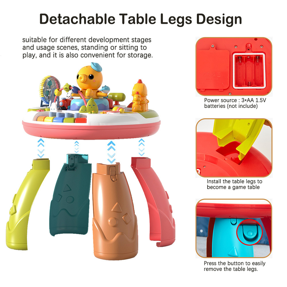 Preschool educational baby musical early learning centre kids activity sets table toy