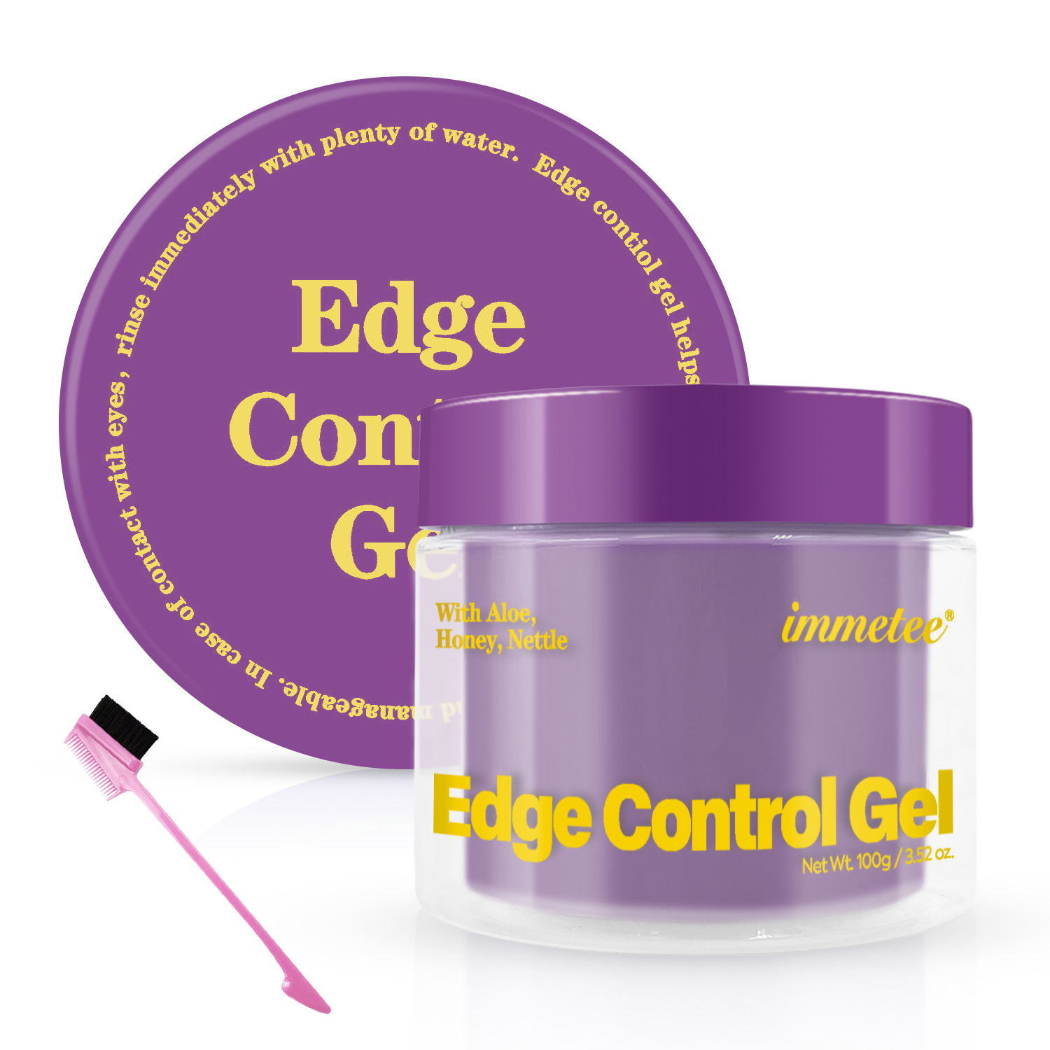 OEM/OEM Hair Edge Control Gel Water Based Strong Extreme Hold Custom Edge Control with logo