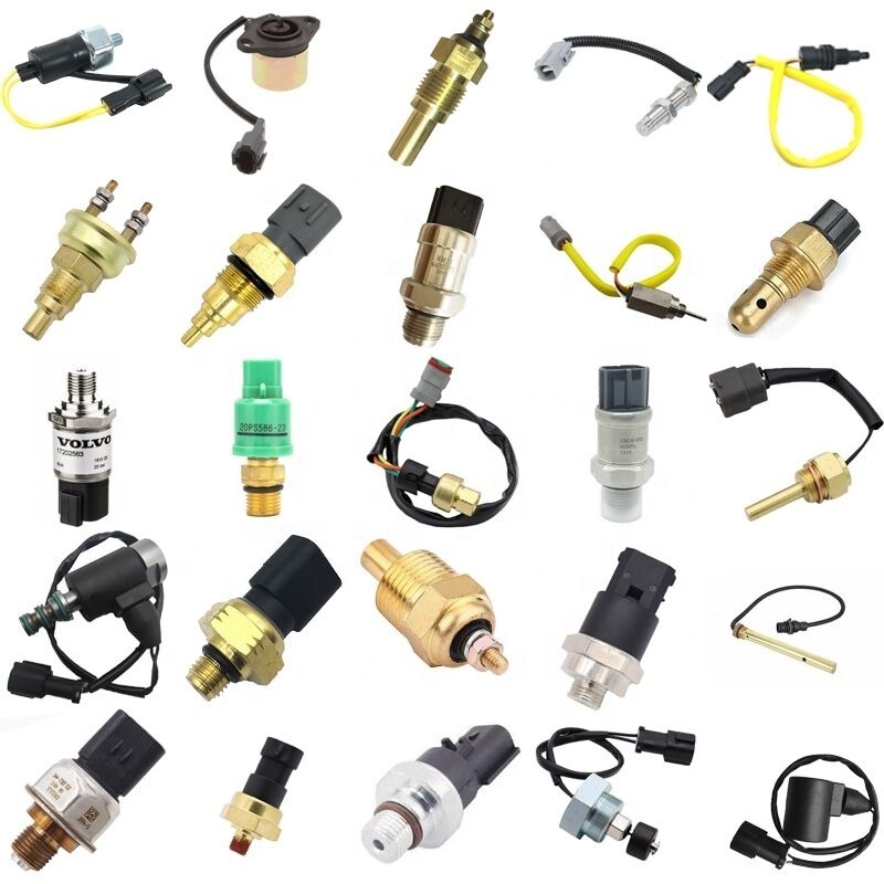 Excavator Diesel Engine Switch Sensor Construction Machinery Parts for Caterpillar Hitachi Volvo Komatsu Kobelco