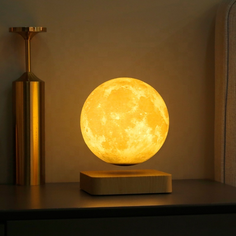 Hot sale Personalized Touch Switch Control Color Changing Bedside 3D Printing Smart Baby Moon Room Light