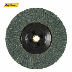 Abrasive Flap Disc 115mm Coated Aluminium Abrasive Disc Wheel Plastic Backing T27 Flat for Metal Wood Steel 4 5 7 inch 100 115 1