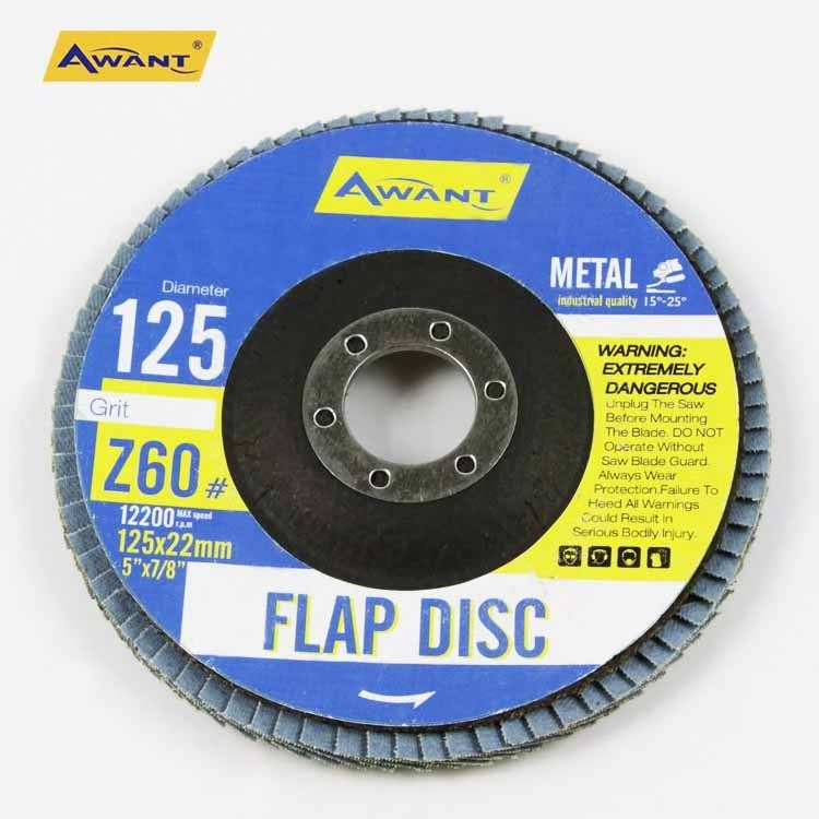 Abrasive Flap Disc 115mm Coated Aluminium Abrasive Disc Wheel Plastic Backing T27 Flat for Metal Wood Steel 4 5 7 inch 100 115 1