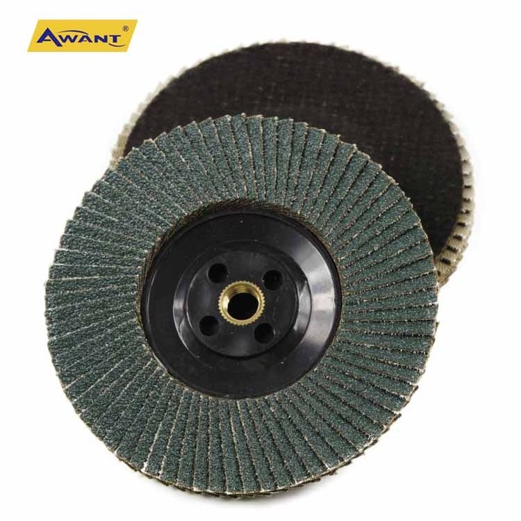 Abrasive Flap Disc 115mm Coated Aluminium Abrasive Disc Wheel Plastic Backing T27 Flat for Metal Wood Steel 4 5 7 inch 100 115 1