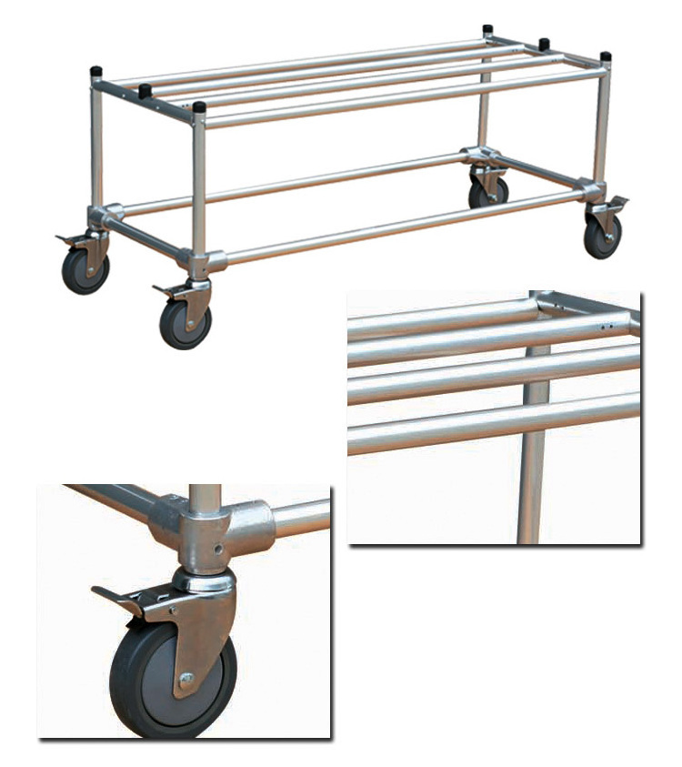 Economical Coffin or Casket Trolley without Handles