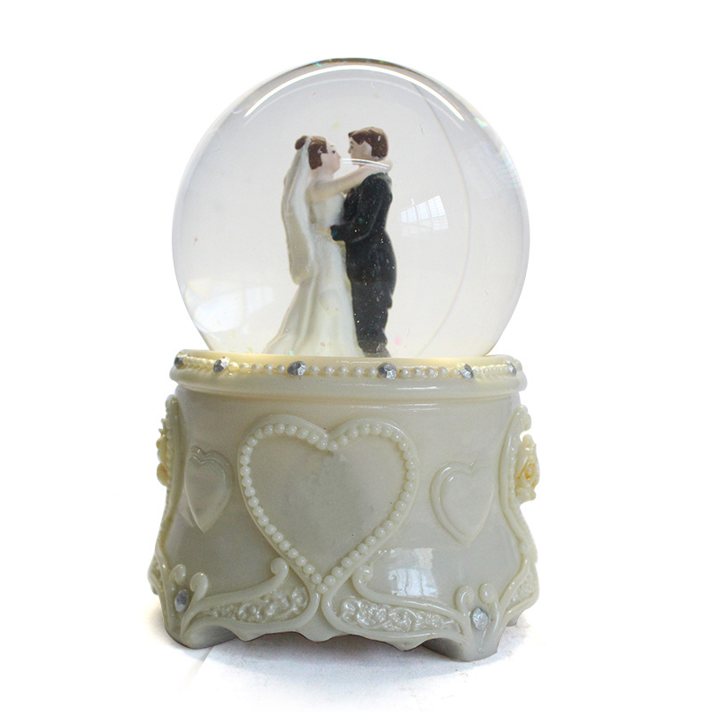 personalized  favors lovers souvenir wedding couples custom glass  snow globe home decor souvenir gift