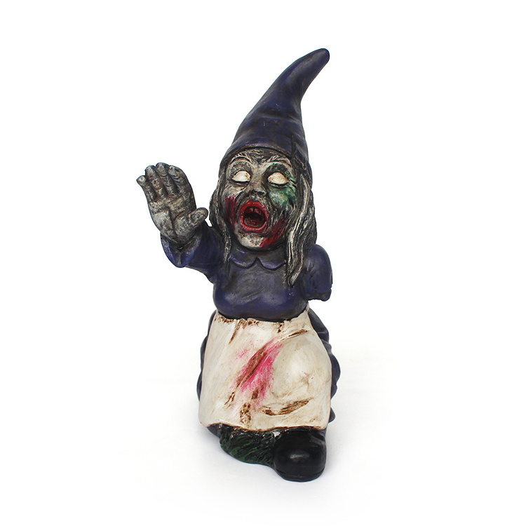 Halloween zombie resin figurines/statues/sculptures home decor table gifts custom resin craft Halloween decor