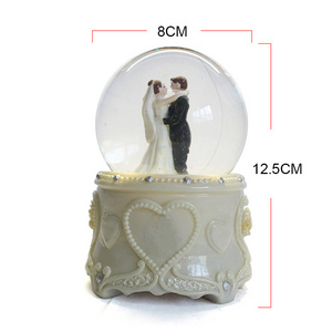 personalized  favors lovers souvenir wedding couples custom glass  snow globe home decor souvenir gift